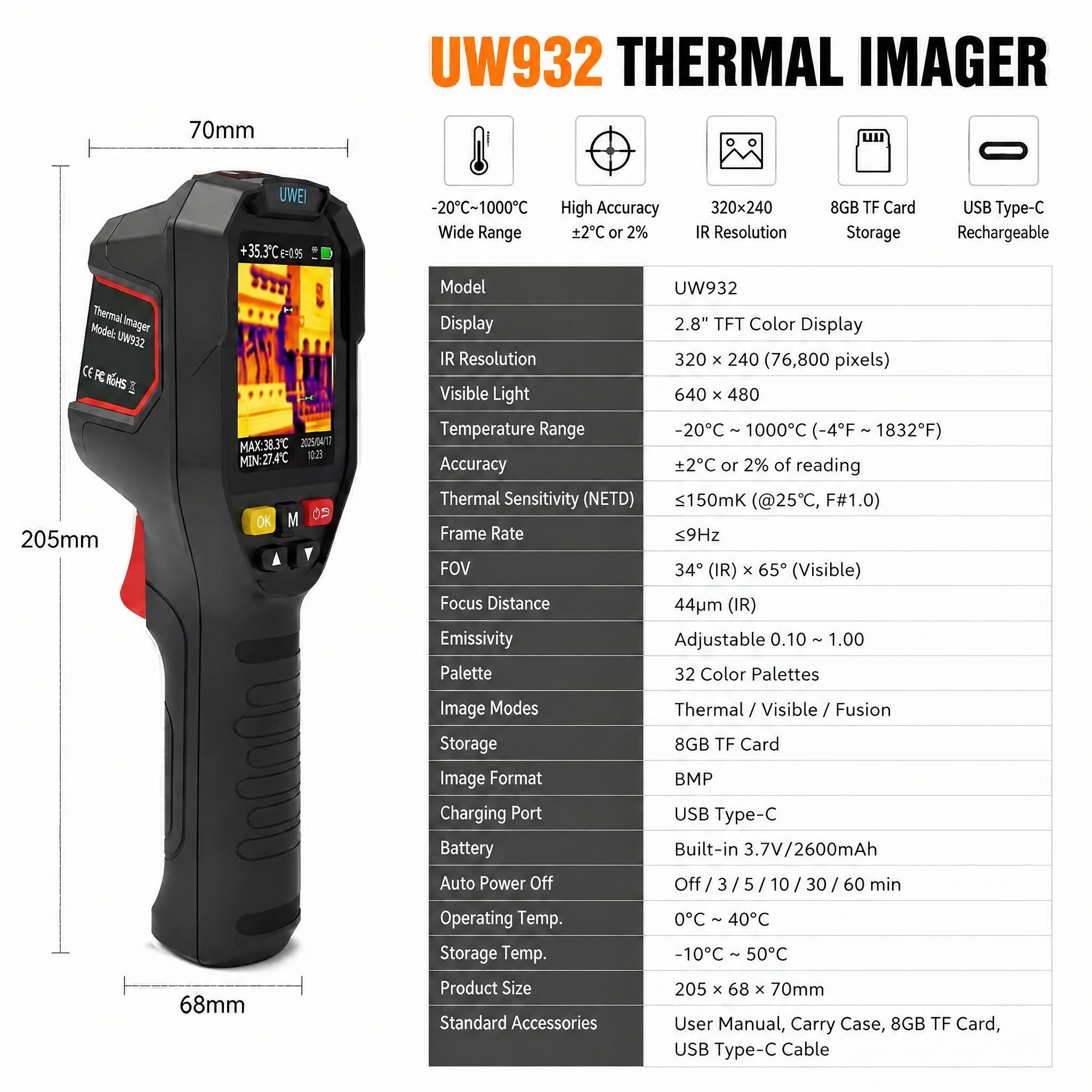 كاميرا حرارية محمولة باليد 32x - مراجعة Thermal Imaging Camera Pcb Repair وسعره